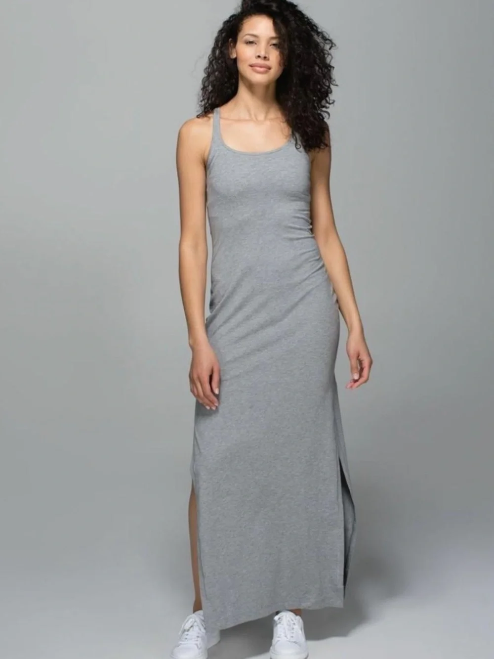 lululemon Refresh Maxi Dress II — Heathered Gray — Size 12